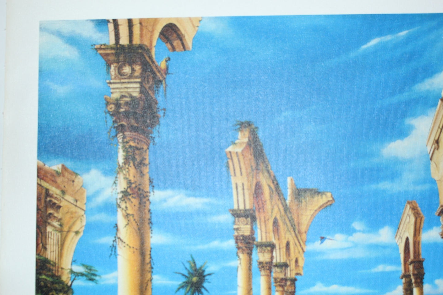 Orlando Quevedo Giclée - Ancient time Painting - Size: 21"L x 13.5"W