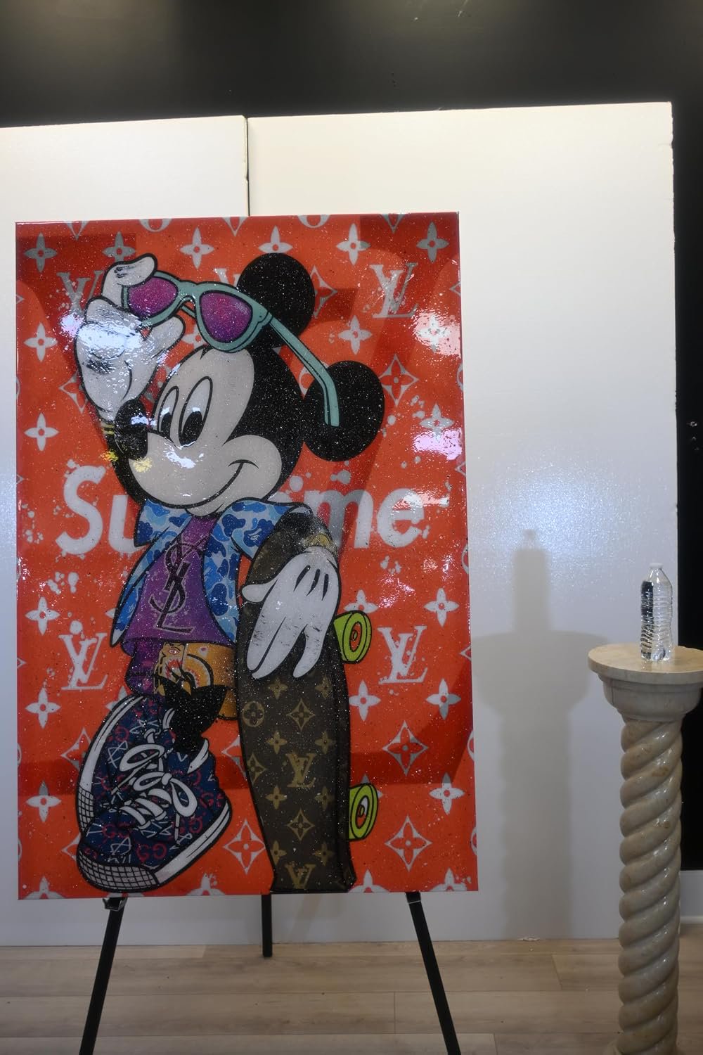 Skater Mouse Streetwear Pop Art Resin Canvas 40"x60"
