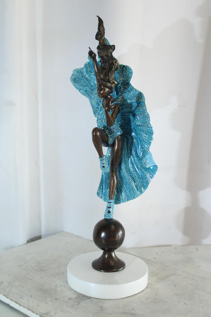NIFAO Bronze Sculpture Submerge Elegance by Liliana Mendez 14"x9"x31"H