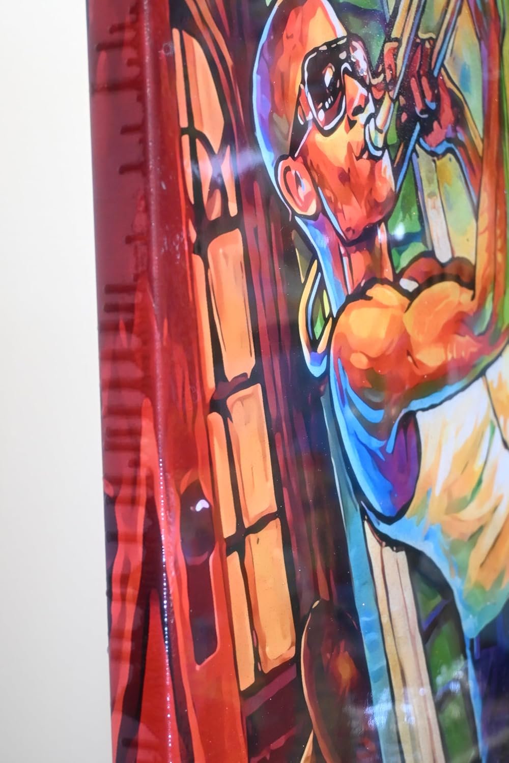 New Orleans Jazz Musician Pop Art Resin Canvas 42"x66"