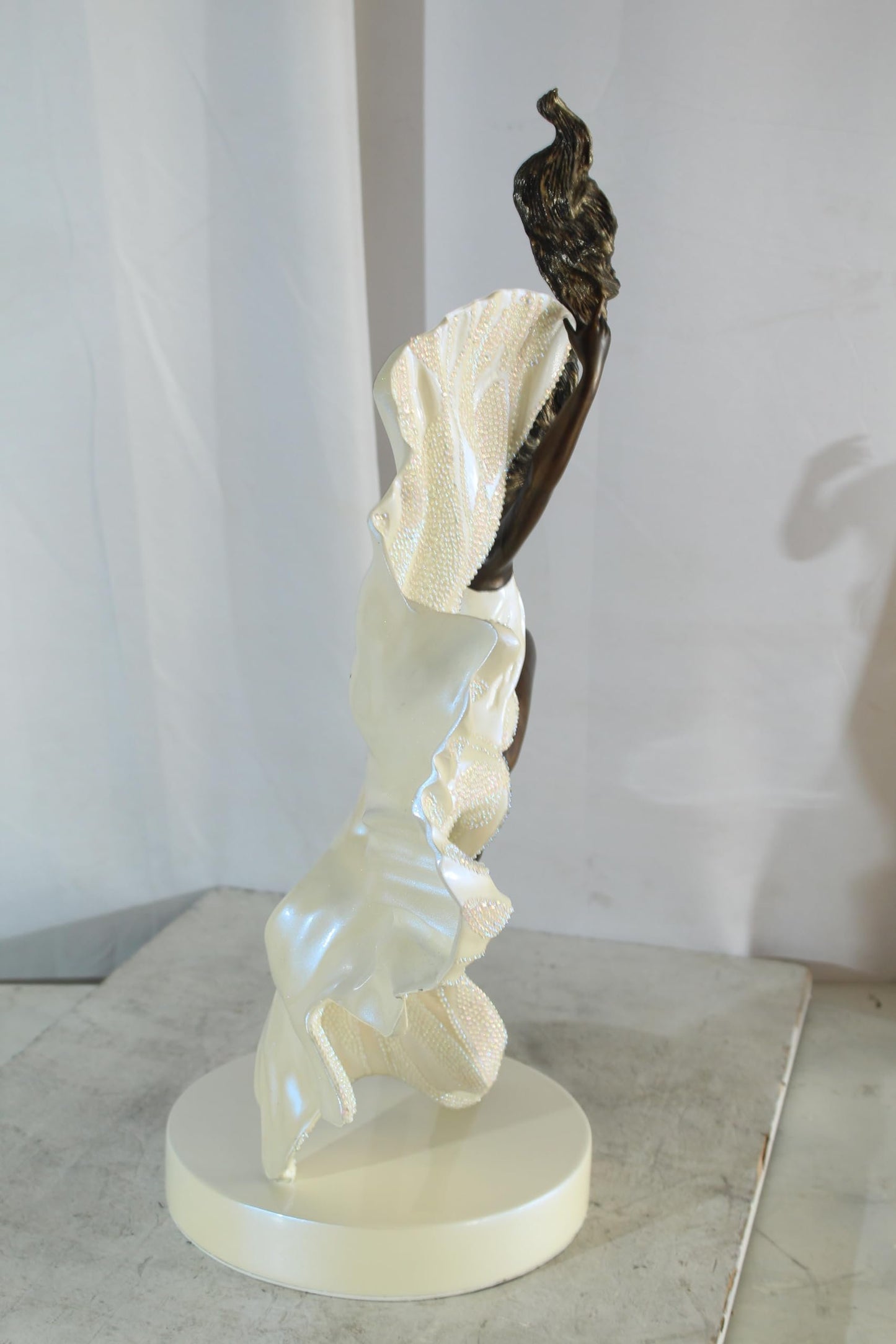 NIFAO Bronze Sculpture Suspension by Liliana Mendez Art Statue 13"x10"x25"H