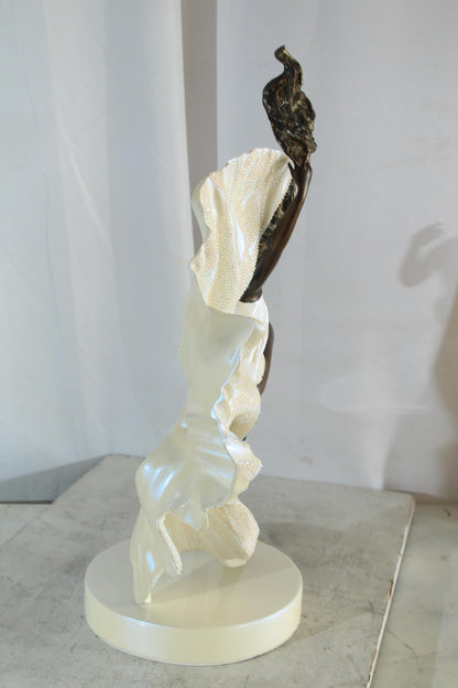 NIFAO Bronze Sculpture Suspension by Liliana Mendez Art Statue 13"x10"x25"H