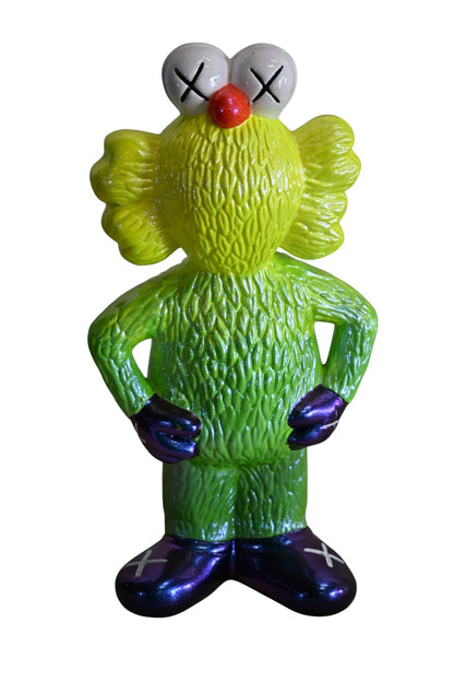 NIFAO Green Monster Character Resin Figurine Statue Andres Mendez 8"x4"x14"H