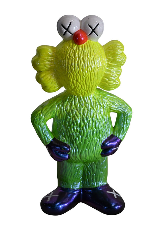 NIFAO Green Monster Character Resin Figurine Statue Andres Mendez 8"x4"x14"H