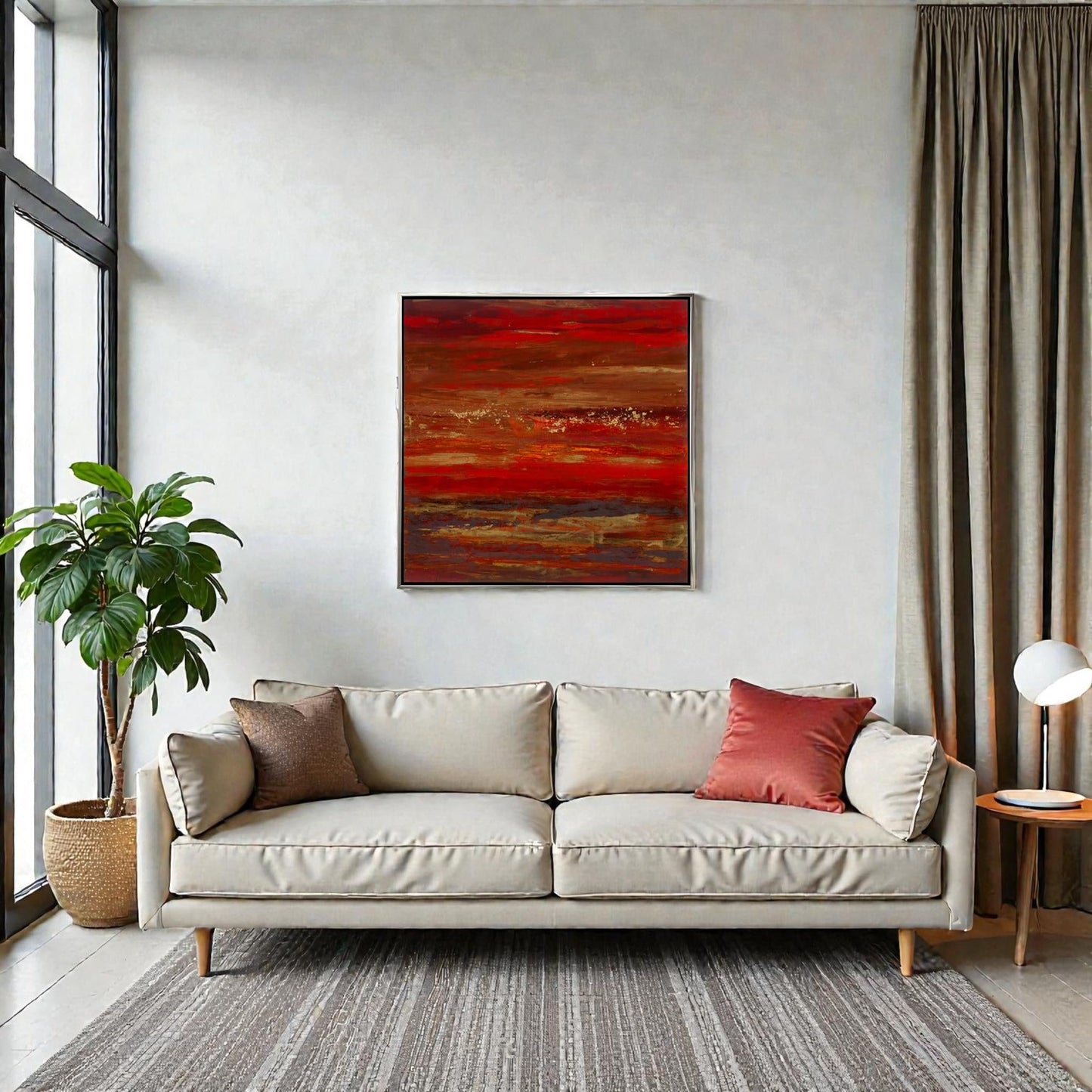 NIFAO Limited Edition Rapsodia by Azarin Abstract Art 39"x39"