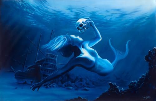 Lost Love, limited edition giclee on canvas  by Jason Mathias, 70X45.6 signed.