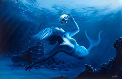 Lost Love, limited edition giclee on canvas  by Jason Mathias, 70X45.6 signed.