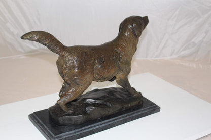 20" Labrador Dog Bronze Statue