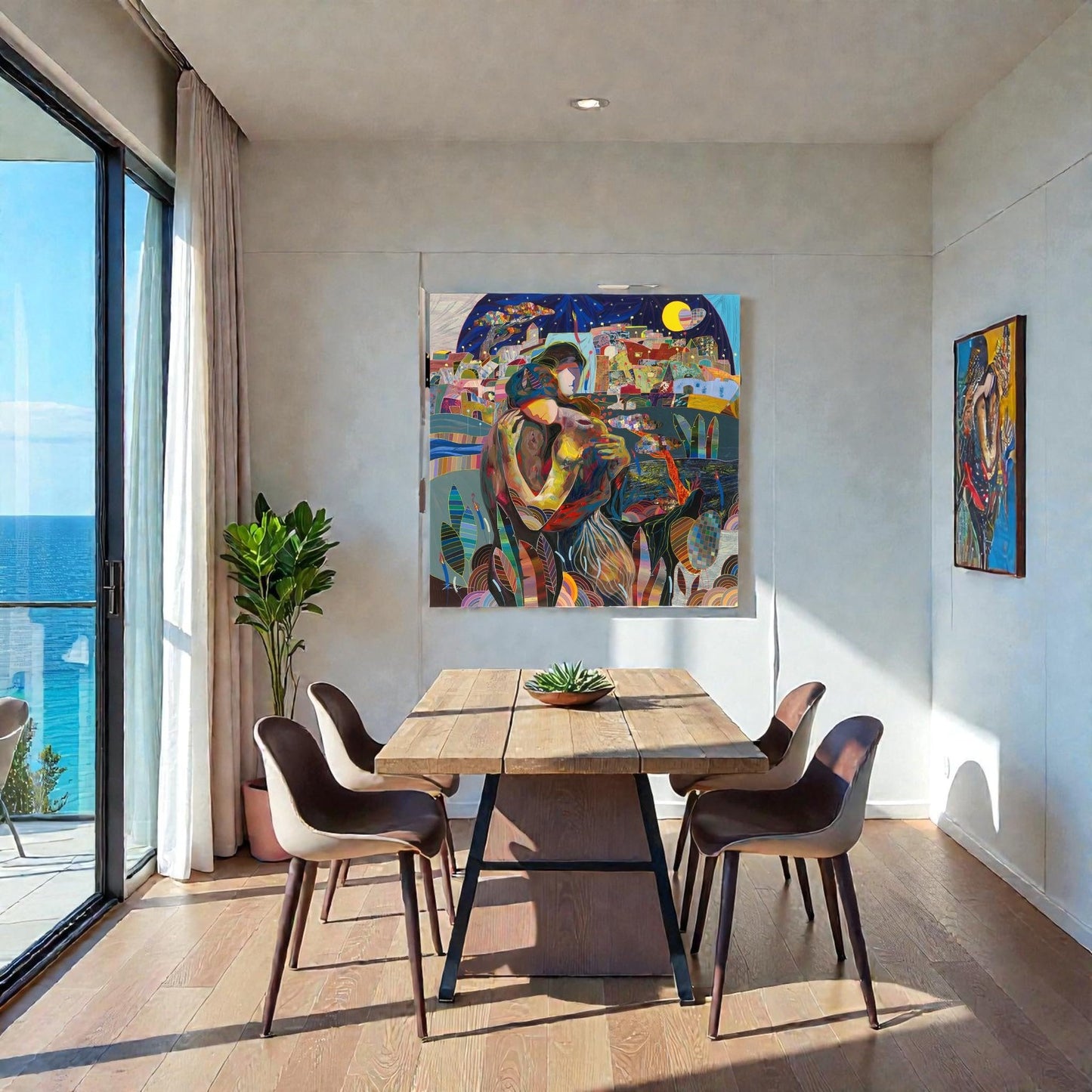 NIFAO Limited Edition Vista Ciudad by Tadeo Zavaleta 32"x32"