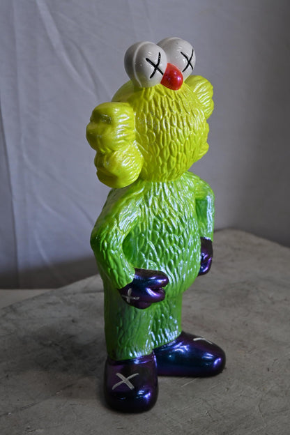 NIFAO Green Monster Character Resin Figurine Statue Andres Mendez 8"x4"x14"H
