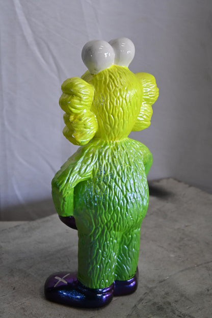 NIFAO Green Monster Character Resin Figurine Statue Andres Mendez 8"x4"x14"H