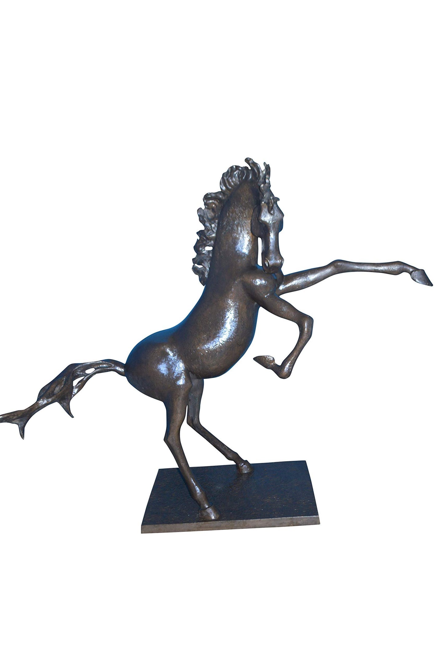 Original 6 of 8 Horse Statue by Attilio de Luca -  Size: 74"L x 19"W x 45"H.
