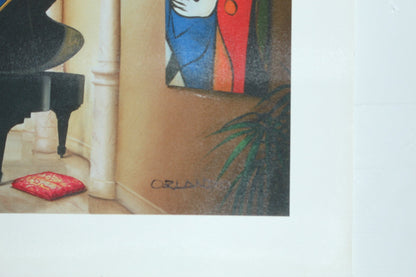 Orlando Quevedo Limited Edition Giclée - in The Mood for Love Size: 21" L x 13.5" W