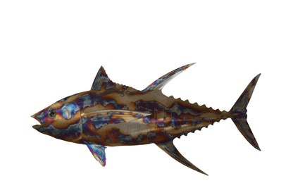 Jack fish laser cut steel wall mounted - Size: 25"L x 2"W x 12"H.
