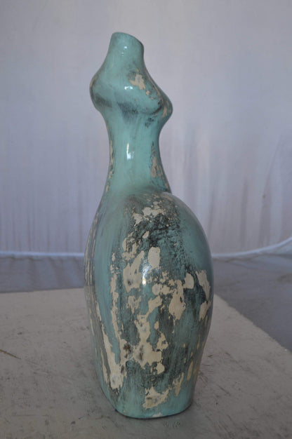 Resin sculpture of a Women body - modern art -  Size: 13"L x 6"W x 20"H.