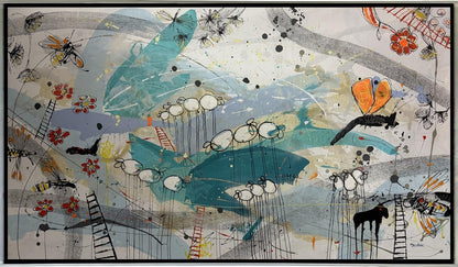 NIFAO Limited Edition Pollinators Paradise Mario Luca 56"x32"