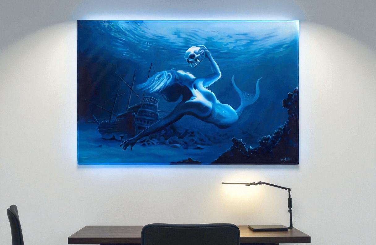 Lost Love, limited edition giclee on canvas  by Jason Mathias, 70X45.6 signed.