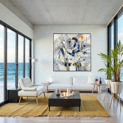 NIFAO Mesmerizing Art A Rush of Gold by Mario Luca Limited Edition 41"x41"