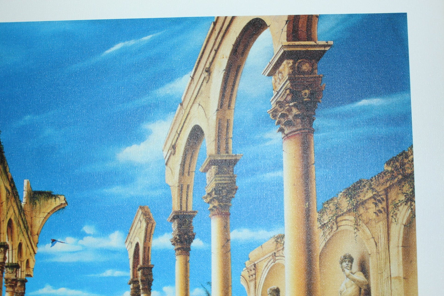 Orlando Quevedo Giclée - Ancient time Painting - Size: 21"L x 13.5"W