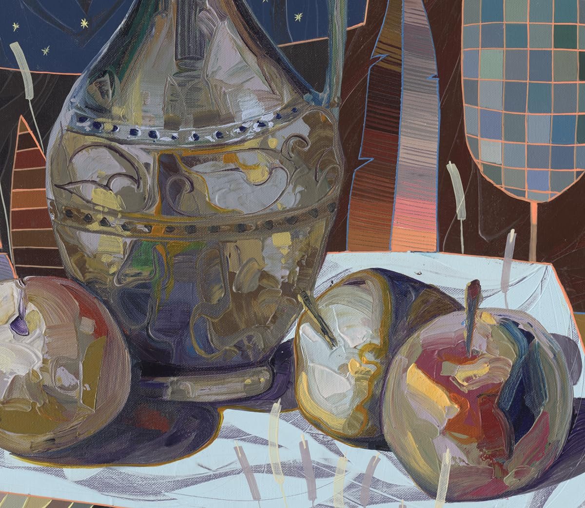 NIFAO Limited Edition Bodegon Manzanas by Zavaleta Art 32"x32"