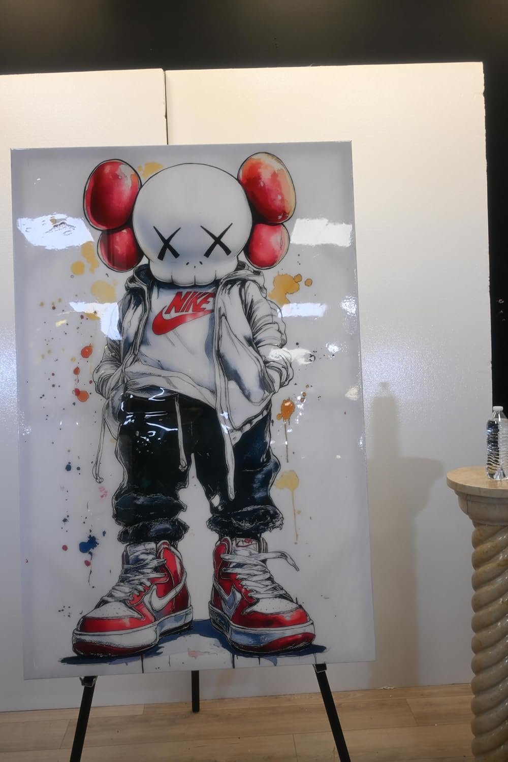 Skull Character Streetwear Sneaker Pop Art Canvas 40"x60"