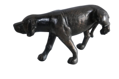 Funny Peeing Hound Dog Statue Lifting Leg Aluminum Decor 16"x7"x9"H