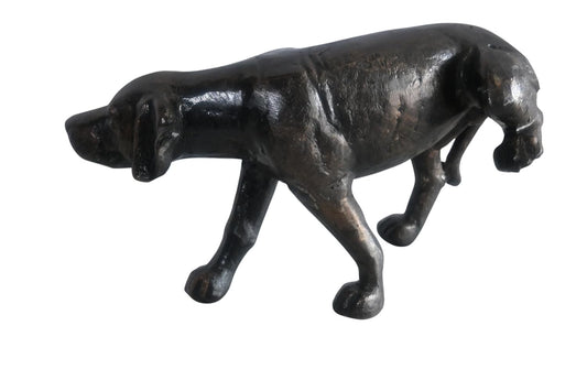 Funny Peeing Hound Dog Statue Lifting Leg Aluminum Decor 16"x7"x9"H
