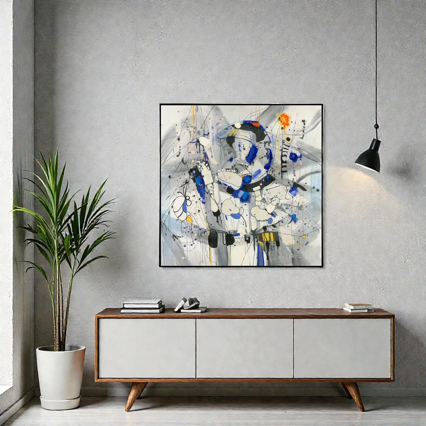 NIFAO Mesmerizing Art A Rush of Gold by Mario Luca Limited Edition 41"x41"