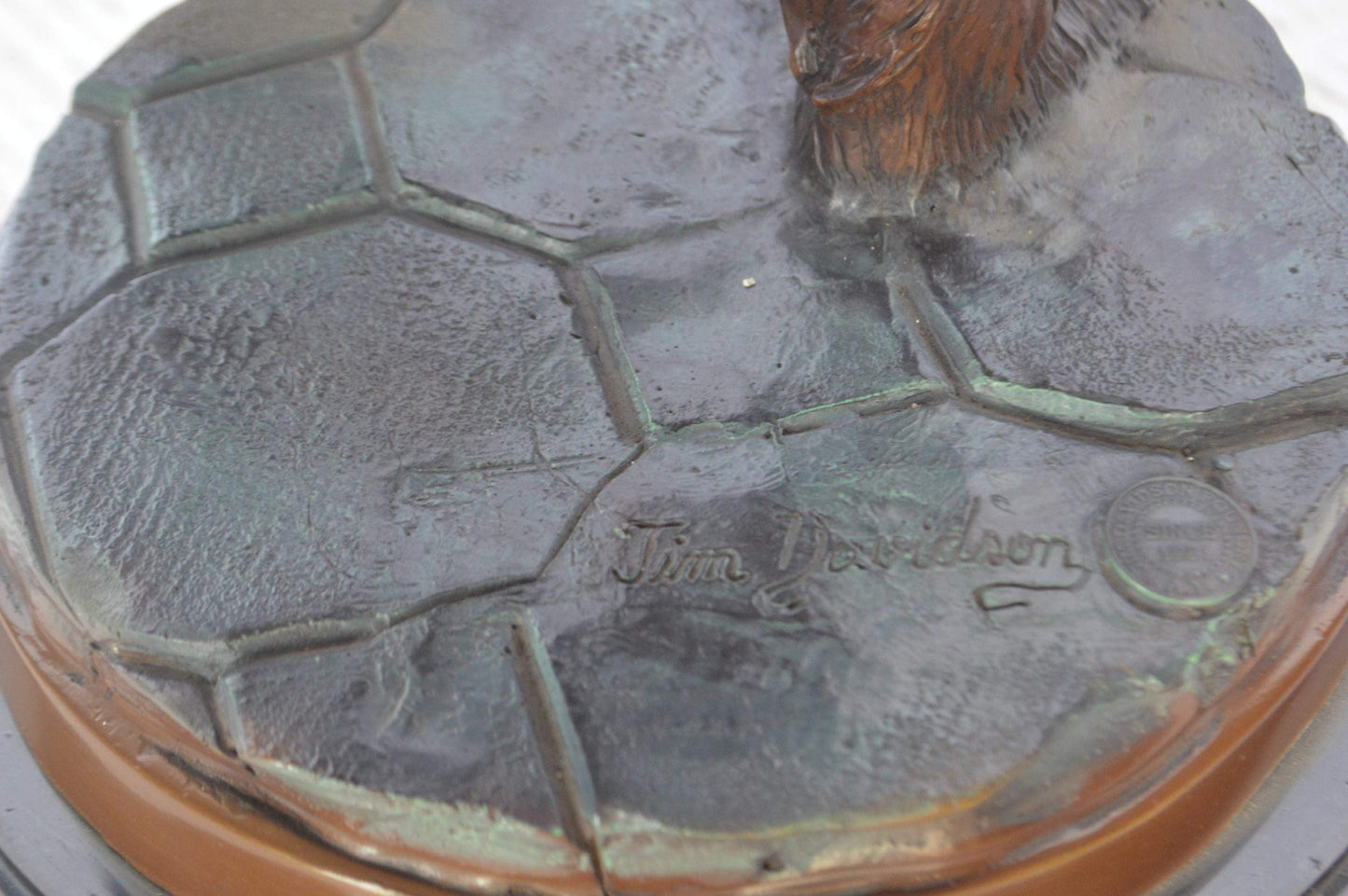 Monkey With Trumpet Bronze Statue - Size: 24"L x 12"W x 26"H.