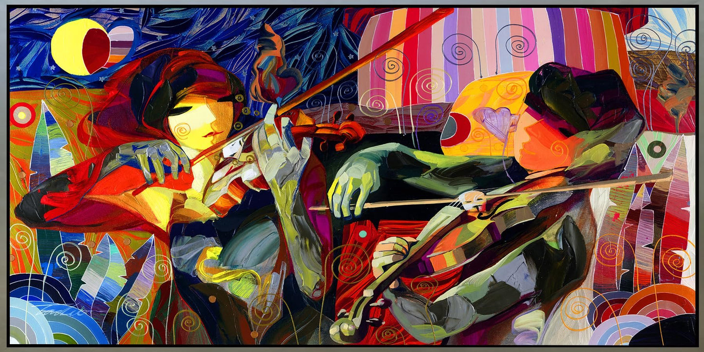NIFAO Limited Edition Duet by Tadeo Zavaleta Art 54"x28"