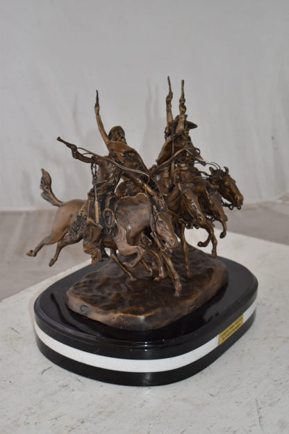 Coming Thru the Rye Remington Replica Bronze Statue Size: 13" x 12" x 14"H