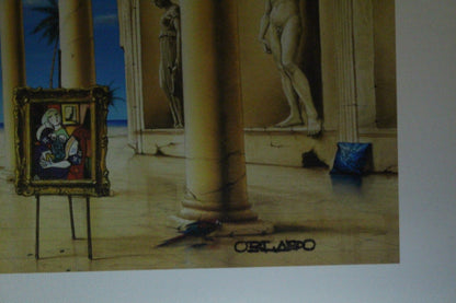 Orlando Quevedo Limited Edition Giclée Ancient Times (Medium) - Size: 29.5" L x 43" W