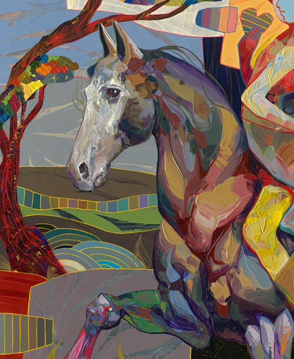 Limited Edition Before Night Falls by Zavaleta 32"x32"