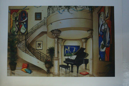Orlando Quevedo Limited Edition Giclée - in The Mood for Love Size: 21" L x 13.5" W