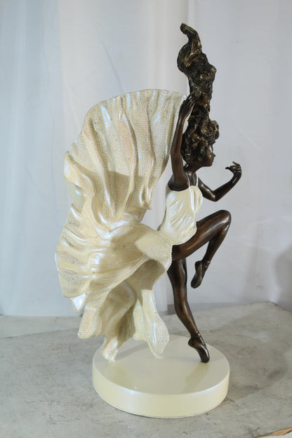 NIFAO Bronze Sculpture Suspension by Liliana Mendez Art Statue 13"x10"x25"H