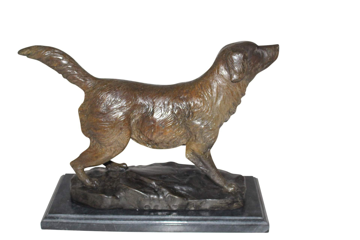 20" Labrador Dog Bronze Statue