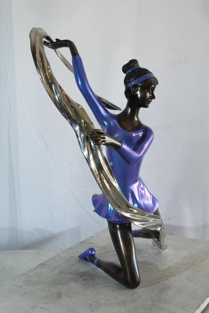 NIFAO Bronze Sculpture Moon Spell by Liliana Mendez Art Statue 21"x12"x27"H