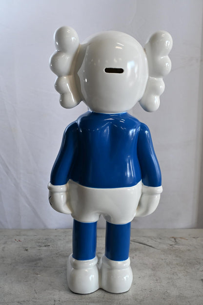 NIFAO Designer Toy Character Resin Statue Blue White Figurine 11"x7"x24"H