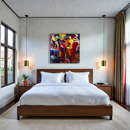 NIFAO Limited Edition Dahlia by Tadeo Zavaleta 36"x36"