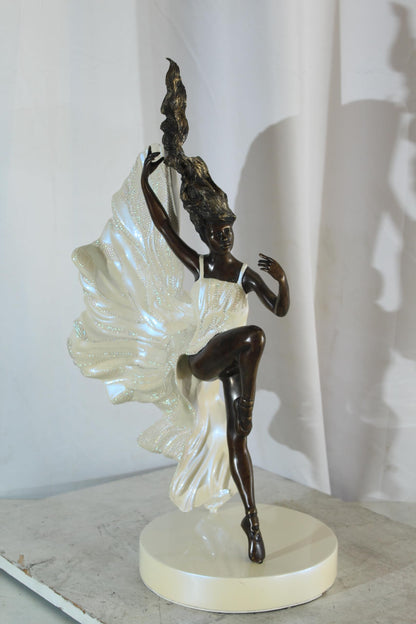 NIFAO Bronze Sculpture Suspension by Liliana Mendez Art Statue 13"x10"x25"H