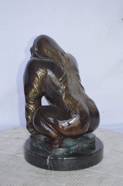 King Kong Bronze Statue - Size: 10"L x 10"W x 15"H.