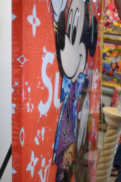 Skater Mouse Streetwear Pop Art Resin Canvas 40"x60"