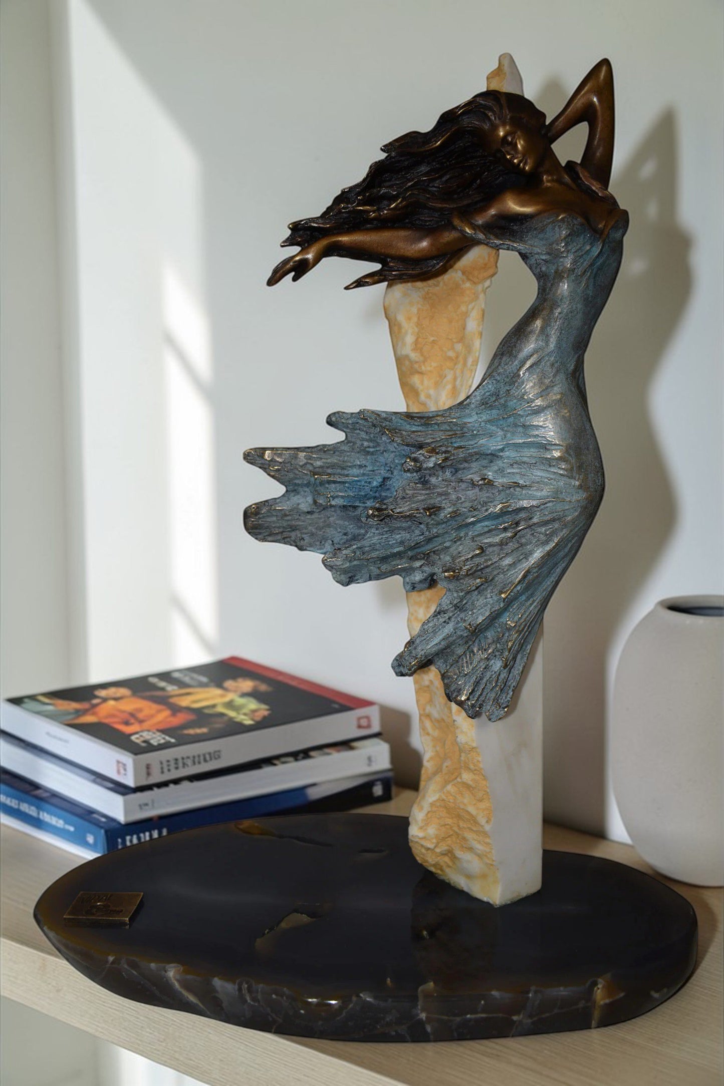 Evolution, Bronze Statue from the Vidal Collection, COA included 8" x 14" x 17"H