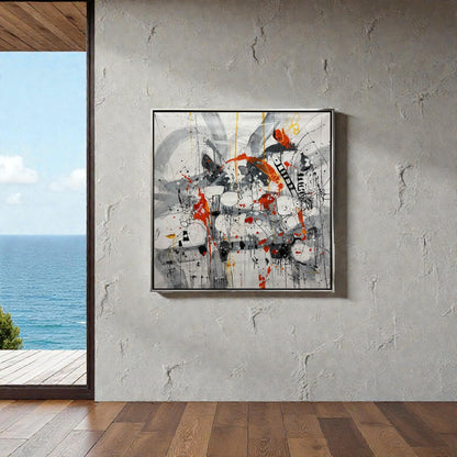 NIFAO Mesmerizing Art Incent Fire by Mario Luca Limited Edition 41"x41"