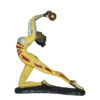 Ballet Dancer with a Ball Bronze Statue -  Size: 12"L x 6"W x 14"H.