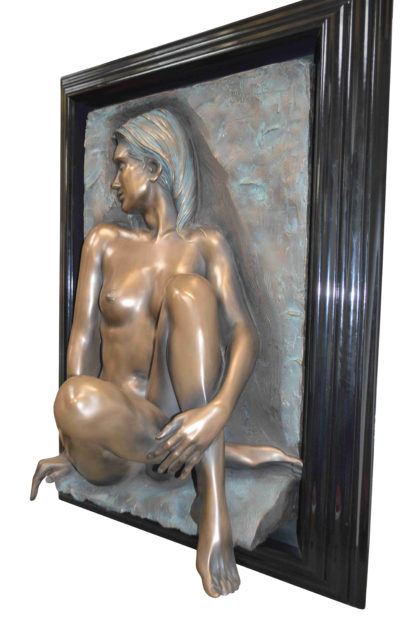 Bill mack Dimensional Adorned Bonded Bronze -  Size: 25"L x 37"W x 10"H.