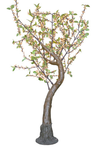 Bright Baum LED Artificial Tree -  Size: 65"L x 55"W x 90"H.