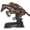 Cheyenne by Remington Bronze Statue -  Size: 27"L x 8.5"W x 22"H.