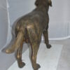 Labrador Retriever Bronze Statue -  Size: 12"L x 50"W x 31"H.