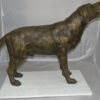 Labrador Retriever Bronze Statue -  Size: 12"L x 50"W x 31"H.